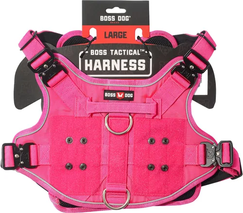 Vista 12 de Boss Dog Arnés táctico, negro, pequeño