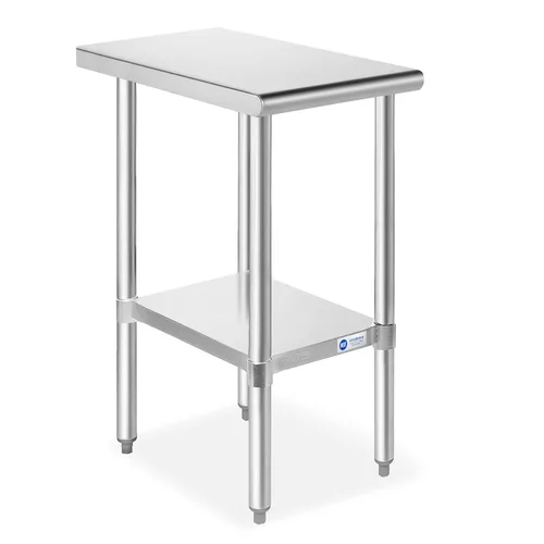 Vista 13 de GRIDMANN Mesa de trabajo de acero inoxidable de 12 x 24 pulgadas, mesa de preparación de cocina comercial NSF con estante inferior para restaurante