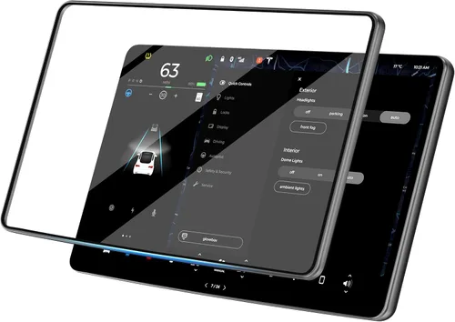 Vista 8 de ACESTAR Funda con protector de pantalla de vidrio templado diseñada para Tesla Model 3 Highland (2024/2025)/Model Y Juniper (2025/2026) Pantalla