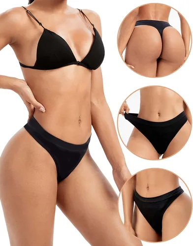Vista 2 de Tangas para mujer, tangas invisibles para mujer