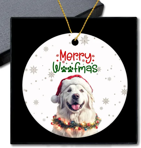 Vista 19 de Shiba Inu Gifts - Adornos navideños de cerámica para árbol y auto