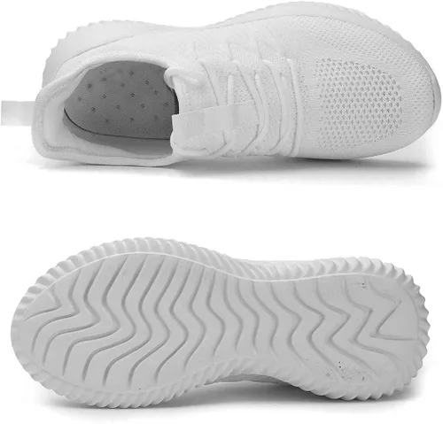 Vista 3 de KEEZMZ - Tenis para correr y caminar para mujer, ligeros y casuales