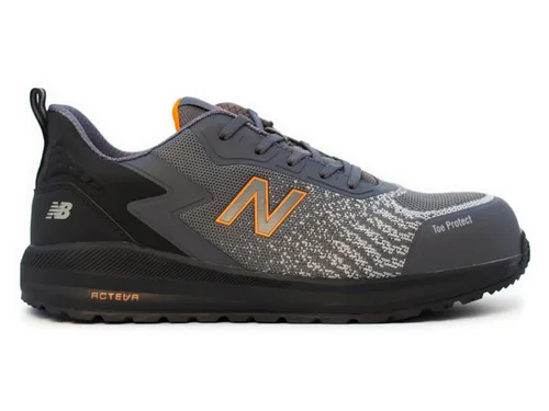 Vista 5 de New Balance Botas industriales Speedware con punta compuesta para hombre, grisnaranja, 10 de ancho
