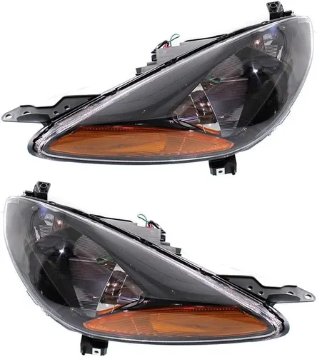 Vista 4 de Rareelectrical Nuevo par de faros halógenos es compatible con Mazda 2 Touring Hatchback 4 puertas 1.5L 2011 2012 2013 2014 por número de pieza