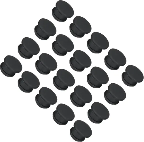 Vista 16 de MECCANIXITY Tapones de silicona con bloqueo de clic para cubrir agujeros de panel, sello de panel de goma tipo empotrado redondo para antepechos