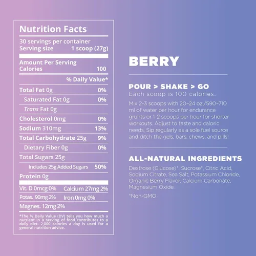 Vista 5 de Complejo de nutrición y resistencia de Tailwind, Tailwind Nutrition, Berry, 1, 1
