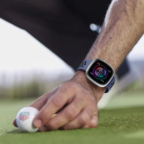 Vista 7 de Maledan Correas deportivas transpirables para Fitbit Versa 3/4, Sense/Sense 2, correas de repuesto para hombres y mujeres, accesorios para relojes