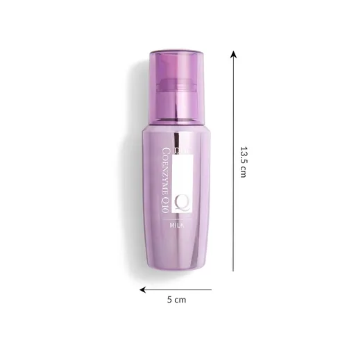 Vista 3 de DHC CoQ10 Milk, humectante facial que desafía la edad, ligero, hidratante diario, apariencia juvenil, sin fragancia ni colorantes, 3.3 onzas