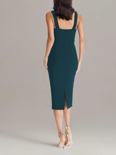 Vista 4 de Dress the Population Nicole - Vestido de tubo elástico sin mangas para mujer