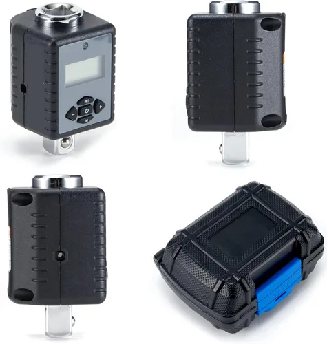 Vista 6 de ThreeH Adaptador de par digital de 1/4 de pulgada (0.22-22.1ft-lb/0.3-30Nm) con zumbador y flash LED, convertidor de llave dinamométrica digital