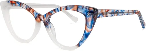 Vista 2 de Zeelool Gafas de bloqueo de luz azul de ojo de gato para mujer, gafas de protección UV400, Maxine WA454518