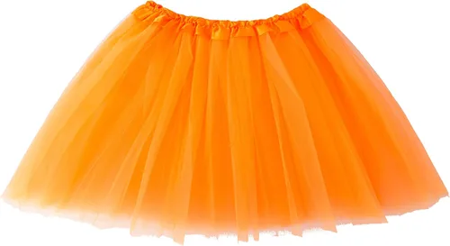 Vista 6 de lanzom Navidad de la mujer Classic elástico 3-layered tul tutú falda ballet Fiesta Disfraz Marrón