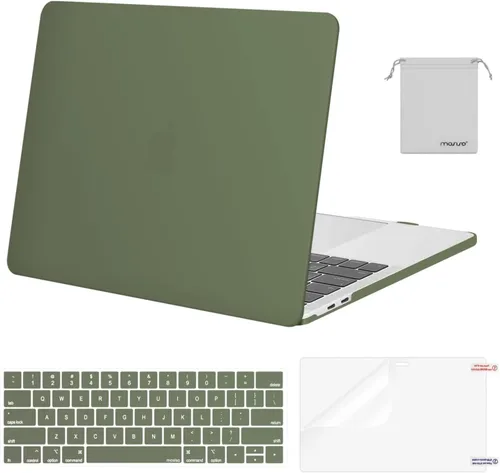 Vista 19 de MOSISO - Carcasa rígida de plástico, cubierta de teclado, protector de pantalla y bolsa de almacenamiento para MacBook Pro 13 pulgadas/33 cm