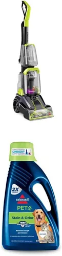 Vista 3 de BISSELL TurboClean Pet XL Limpiador vertical de alfombras, herramienta resistente a manchas y fórmula incluida, 3746 + fórmula Bissell 2X