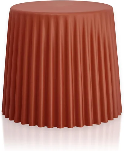 Vista 16 de 2xhome Juego de 2 taburetes apilables modernos Mesa auxiliar versátil moldeada de plástico, otomana, sillas Resistente a la intemperie para uso