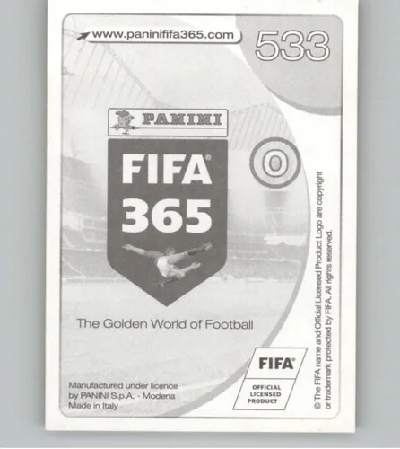 Vista 2 de Pegatinas de Panini FIFA 365 2016-17 #533 Juan Insaurralde Boca Juniors - Adhesivo oficial de álbum de fútbol en estado crudo (NM o mejor)