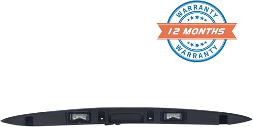 Vista 7 de Manija de portón trasero negro con lámpara, tapa de guarnición de portón trasero compatible con vehículos BMW Mini 2005-2015 Cooper series R56 R57
