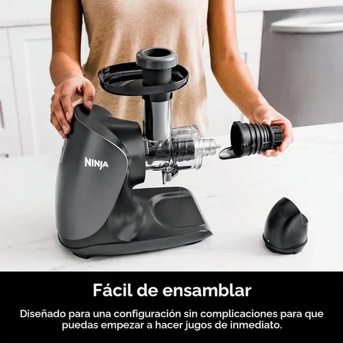 Vista 7 de Ninja JC101 Cold Press Pro Juicer, fácil de limpiar, 1ª generación, grafito