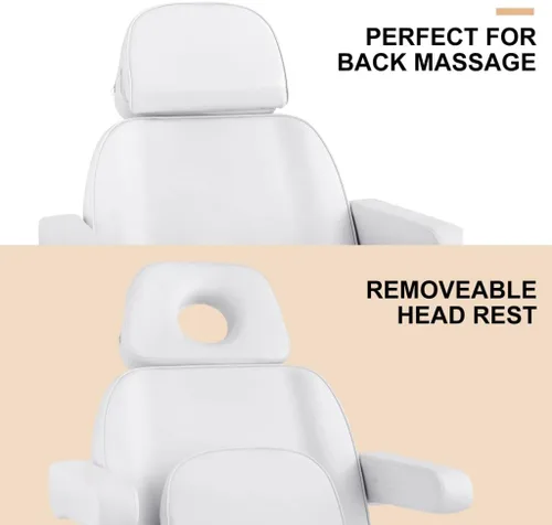 Vista 4 de Artist hand Cama facial eléctrica de 3 motores para esteticista 110 V, mesa de masaje extraíble, cama de belleza, estética médica, silla de tatuaje