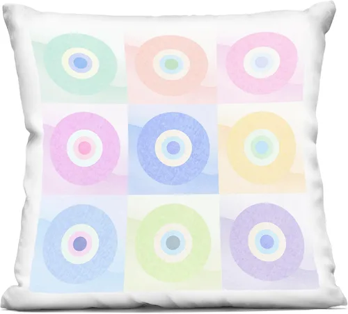 Vista 14 de Stupell Industries - Orange Coral Pattern Indoor Pillow, 18 x 18 - Made in USA - By Gail Fraser
