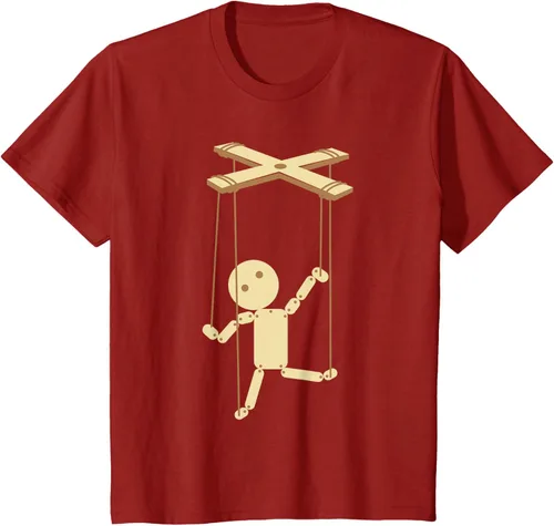 Vista 72 de Puppeteering - Camiseta de marionetas Ventrílocuo de tiriteros, Negro, S
