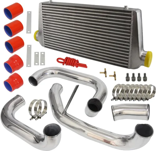 Vista 12 de Kit de intercooler para Nissan Skyline GT-R R32 HCR32 HNR32 RB20DET; R33 ECR33 GTS RB25DET; R34 ER34 GTT RB25DET, 1989-2001 Bolt On