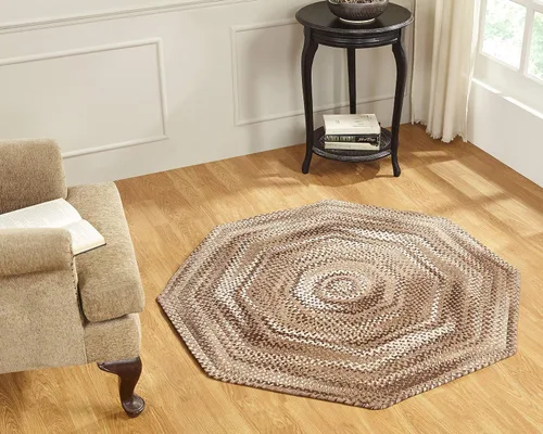 Vista 18 de Better Trends Alfombra trenzada degradada, ovalada, reversible y duradera, 100% algodón suave, ideal para cocina, sala de estar, dormitorio, tapete