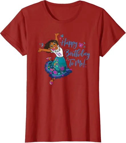 Vista 30 de Disney Camiseta Encanto Mirabel Madrigal ¡Feliz cumpleaños a mí! Negro