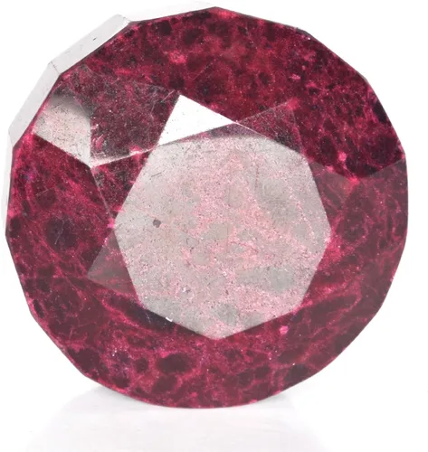 Vista 2 de GEMHUB Rubí natural, forma redonda, tamaño enorme, 1699 quilates, piedra preciosa suelta con certificado, Gema