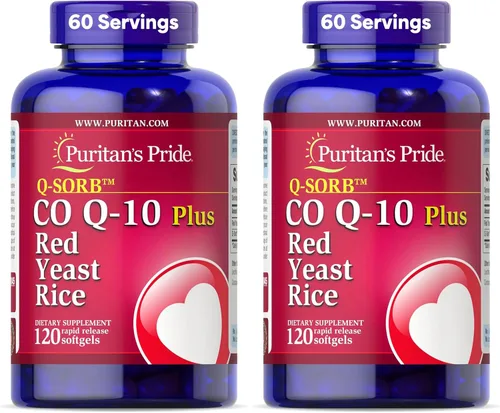 Vista 8 de Puritan's Pride Q-Sorb™ Coenzima CoQ10 suplemento dietético para la salud del corazón, salud de las encías orales y apoyo al envejecimiento