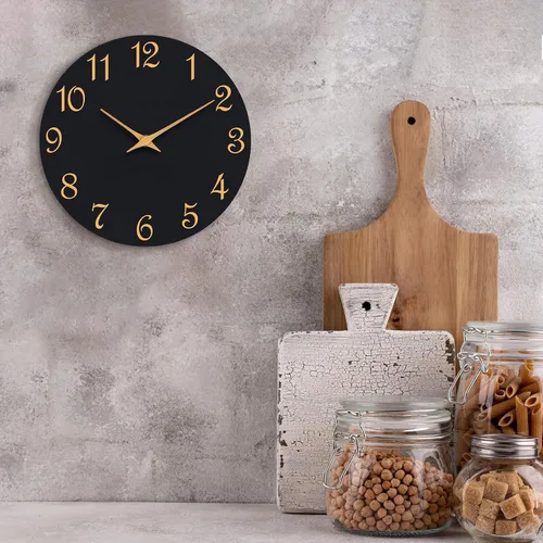 Vista 3 de Roymnie Reloj de Pared, Relojes de Pared Modernos de 10 Pulgadas Operados con Batería, Reloj Silencioso Sin Tictac Decorativo para Cocina, Sala