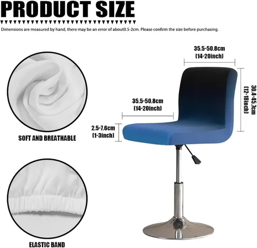 Vista 238 de American Eagle - Juego de 2 fundas para taburetes de bar para sillas de comedor, impermeables, antideslizantes, tamaño universal