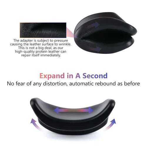 Vista 4 de VR Head Rear Pad Replacement for HP Reverb G2 and Valve Index VR Headset Memory Foam Back Sponge Adjustable Portable Cradle Fit Small HeadCompatible