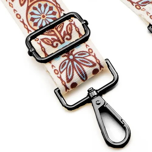 Vista 125 de ZOOEASS Hebillas de níquel Correa ancha para el hombro ajustable de repuesto para cinturón de pistola, hebilla de guitarra estilo bandolera