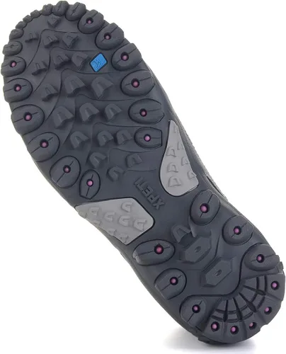 Vista 5 de Skenary Dimo Botas de senderismo para mujer, zapatos de caminar impermeables mediados