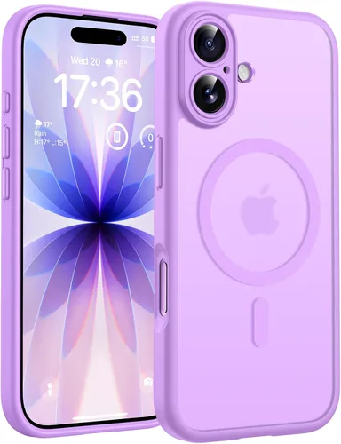 Vista 177 de TOCOL Funda para iPhone 11, compatible con Magsafe, protección completa de cámara, imanes integrados, protección contra caídas, funda translúcida