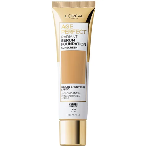 Vista 20 de L'Oreal Paris Age Perfect - Base de suero radiante con SPF 50, almendra, 1 onza