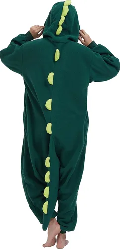 Vista 6 de SimZoo Adult Animal Onesie Pajamas, Men and Women's Animal Cosplay Costume Sleepwear, One-Piece Unisex Homewear