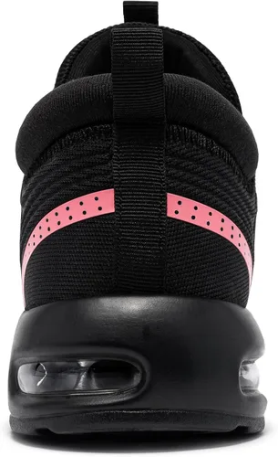 Vista 3 de FENLERN - Zapatos con punta de acero para mujer, tenis de seguridad ligeros con amortiguación de aire, zapatos de trabajo resistentes, fáciles