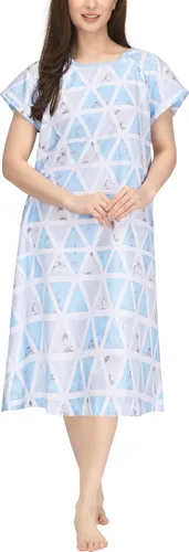 Vista 12 de NY Threads Bata de Hospital para Mujer Suave y Elegante Bata para Paciente