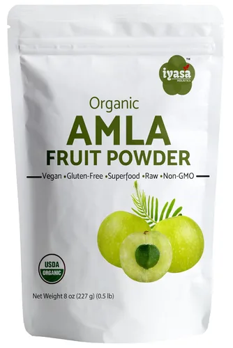 Vista 11 de Amla Powder Organic 16 oz – USDA Certified Organic Amla Powder Ayurveda Herb Indian Gooseberry Powder Amalaki Superfood for Skin & Hair – Pure