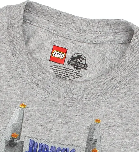 Vista 3 de LEGO Jurassic World - Camiseta de manga corta para niño