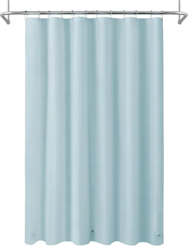 Vista 17 de Cortina de regadera para cabina de ducha 36x72, forro de cortina de regadera de plástico PEVA para baño, ligera e impermeable, 36 x 72, transparente