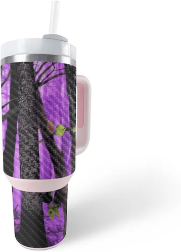 Vista 34 de MightySkins Skin - Vaso de vinilo compatible con Stanley The Quencher H2.0 FlowState de 40 onzas – Puppy Fall Funda protectora de vinilo duradera