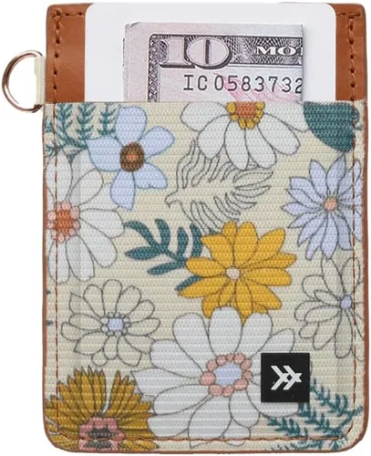 Vista 23 de Thread Wallets Cartera minimalista ultra delgada para tarjetas, Negro, Talla única, Casual