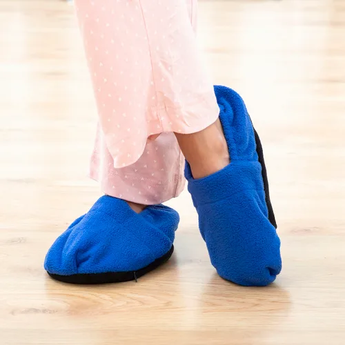 Vista 4 de Zapatillas de Casa Calentables en Microondas InnovaGoods Azul