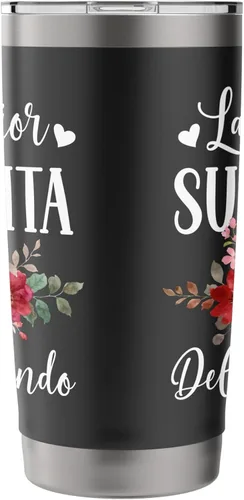 Vista 4 de La Mejor Suegrita Del Mundo - Vaso aislado de acero inoxidable para suegra española