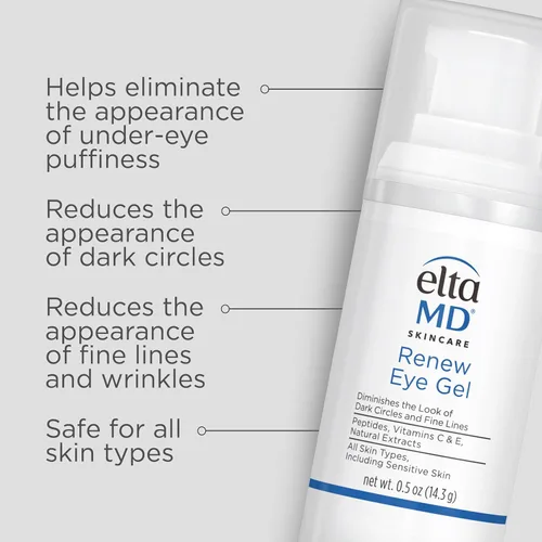 Vista 2 de EltaMD gel renovador para ojos, por 0.5 onzas