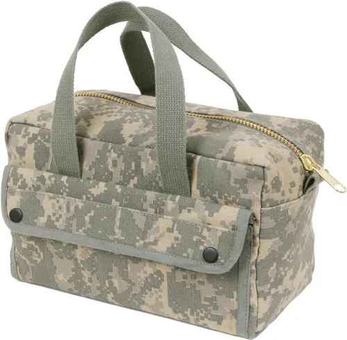 Vista 2 de Rothco Bolsa de herramientas mecánicas con cremallera de latón ACU Digital Camo