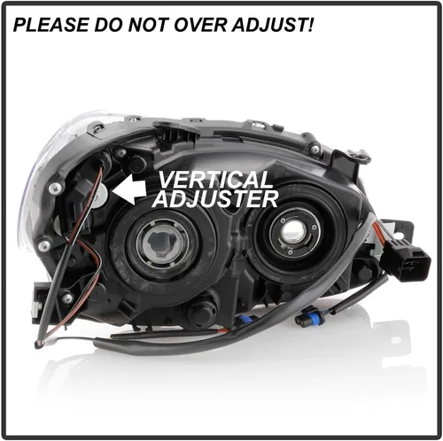 Vista 5 de ACANII - Para [modelo halógeno] 2015-2021 Subaru WRX carcasa negra proyector faros faros montaje par izquierdo+derecho